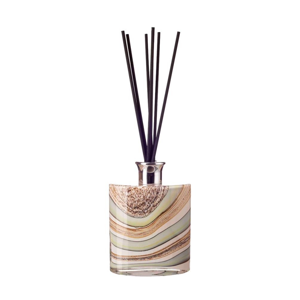 Amelia Art Glass Smoked Meadows Large Ellipse Cylinder Reed Diffuser £19.34